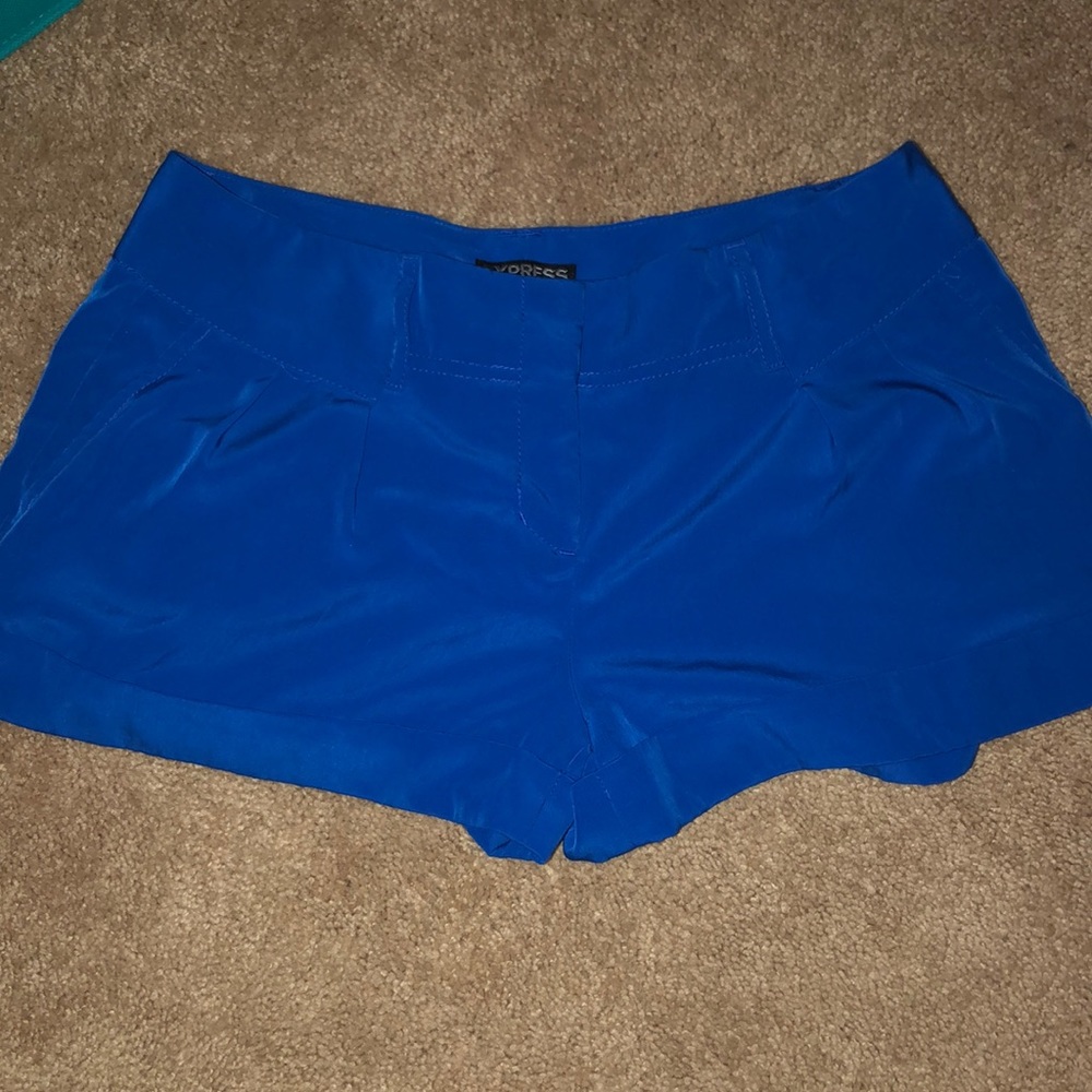 Express deep blue shorts